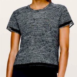 Lululemon Find Focus Cropped Tee Size 8